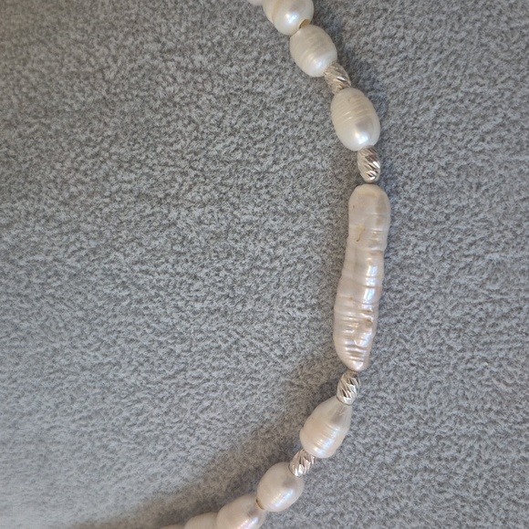 Natural Pearl Choker & Matching Braclet - Picture 3 of 7